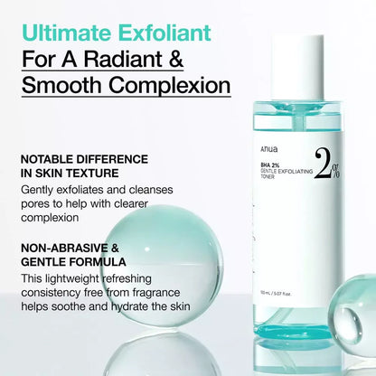 Anua BHA 2 Gentle Exfoliating Toner 150ml