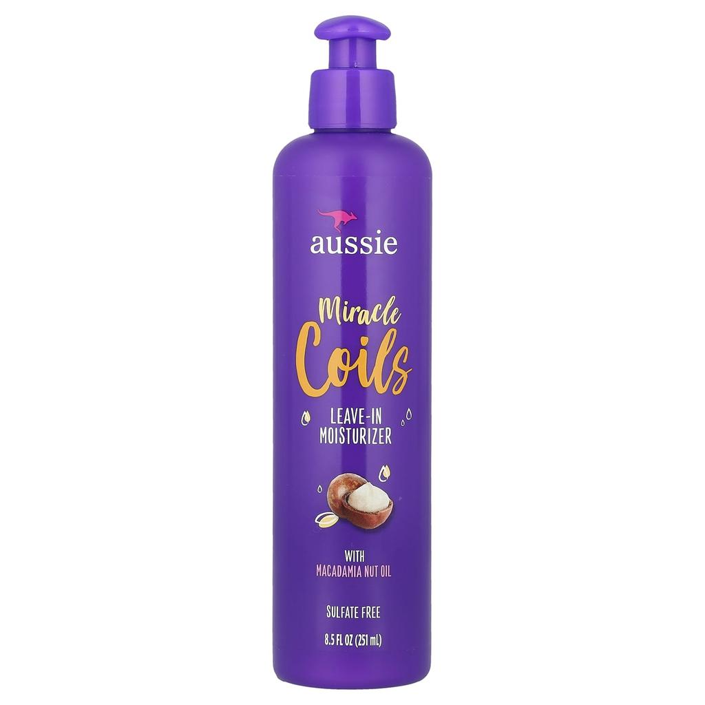 Aussie Miracle Coils Leave-In Moisturizer 8.5oz