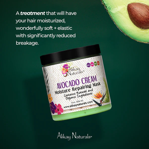 Alikay Naturals Avocado Cream Moisture Repairing Hair Mask 8oz