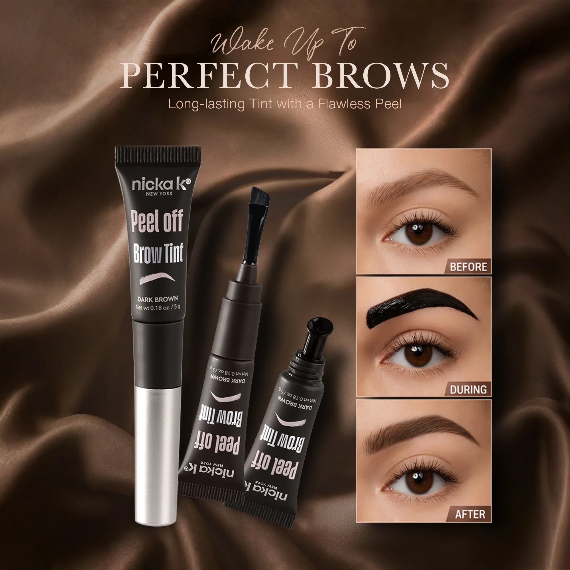Nicka K Peel Off Brow Tint