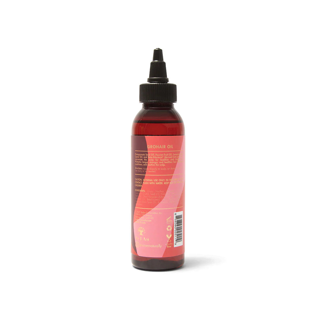 As I Am Long & Luxe Pomegranate & Passion Fruit Gro Oil 4oz