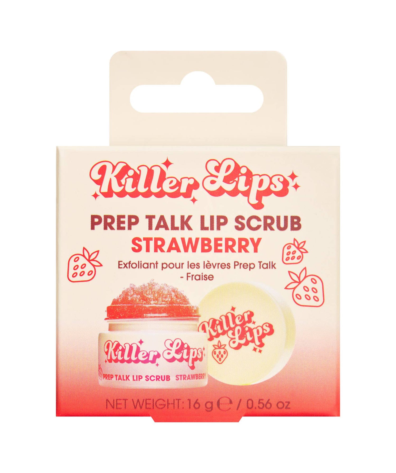 Killer Lips Prep Talk Lip Scrub - Strawberry