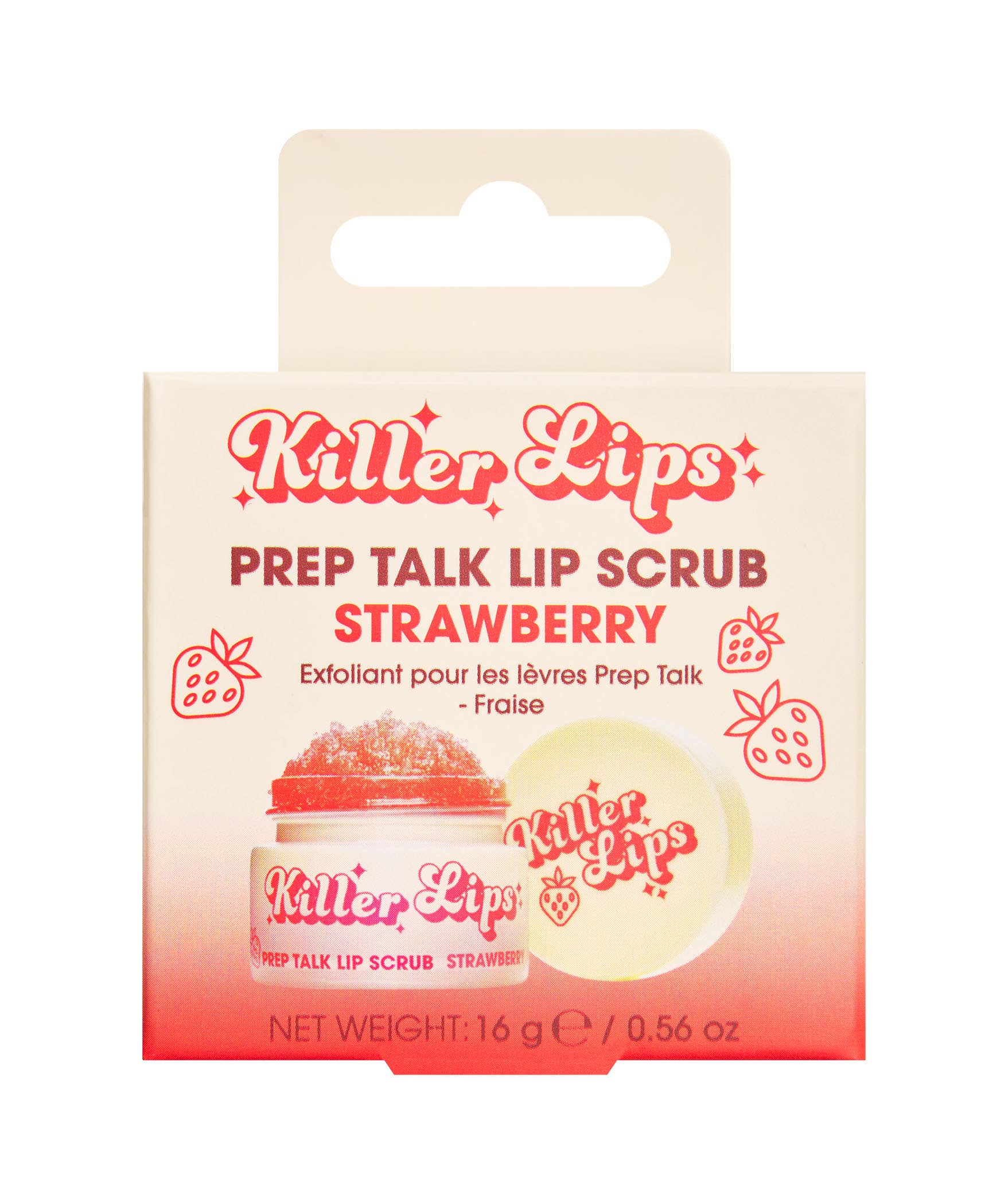 Killer Lips Prep Talk Lip Scrub - Strawberry
