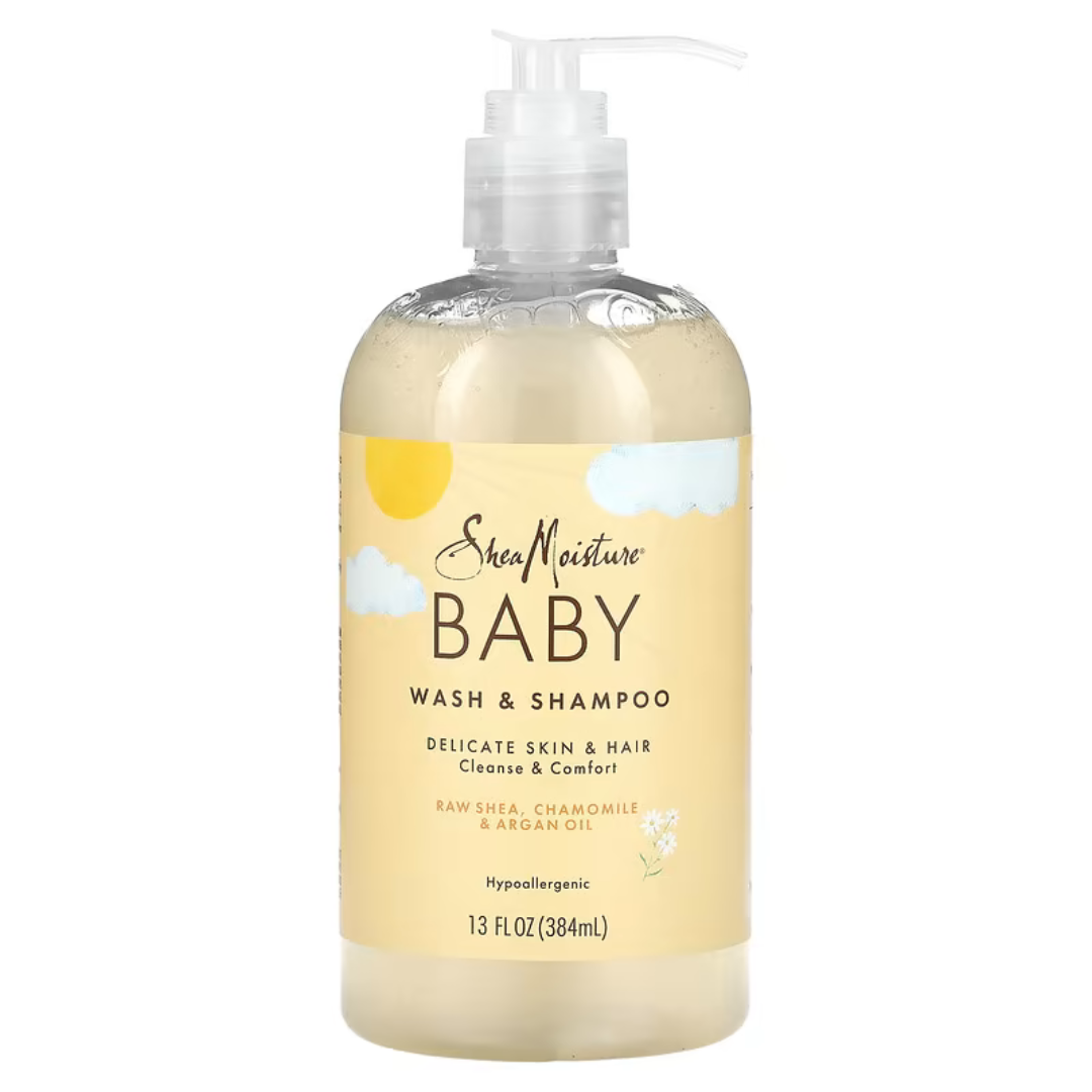 SheaMoisture Baby Raw Shea Chamomile &amp; Argan Wash &amp; Shampoo 13oz