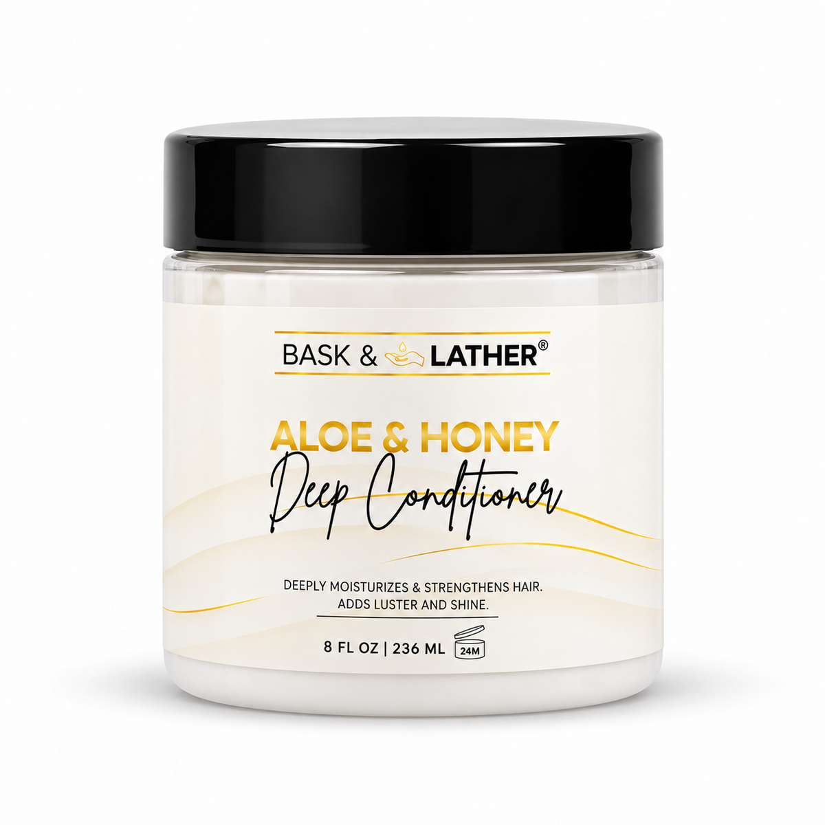 Bask & Lather Aloe & Honey Deep Conditioner 236ml