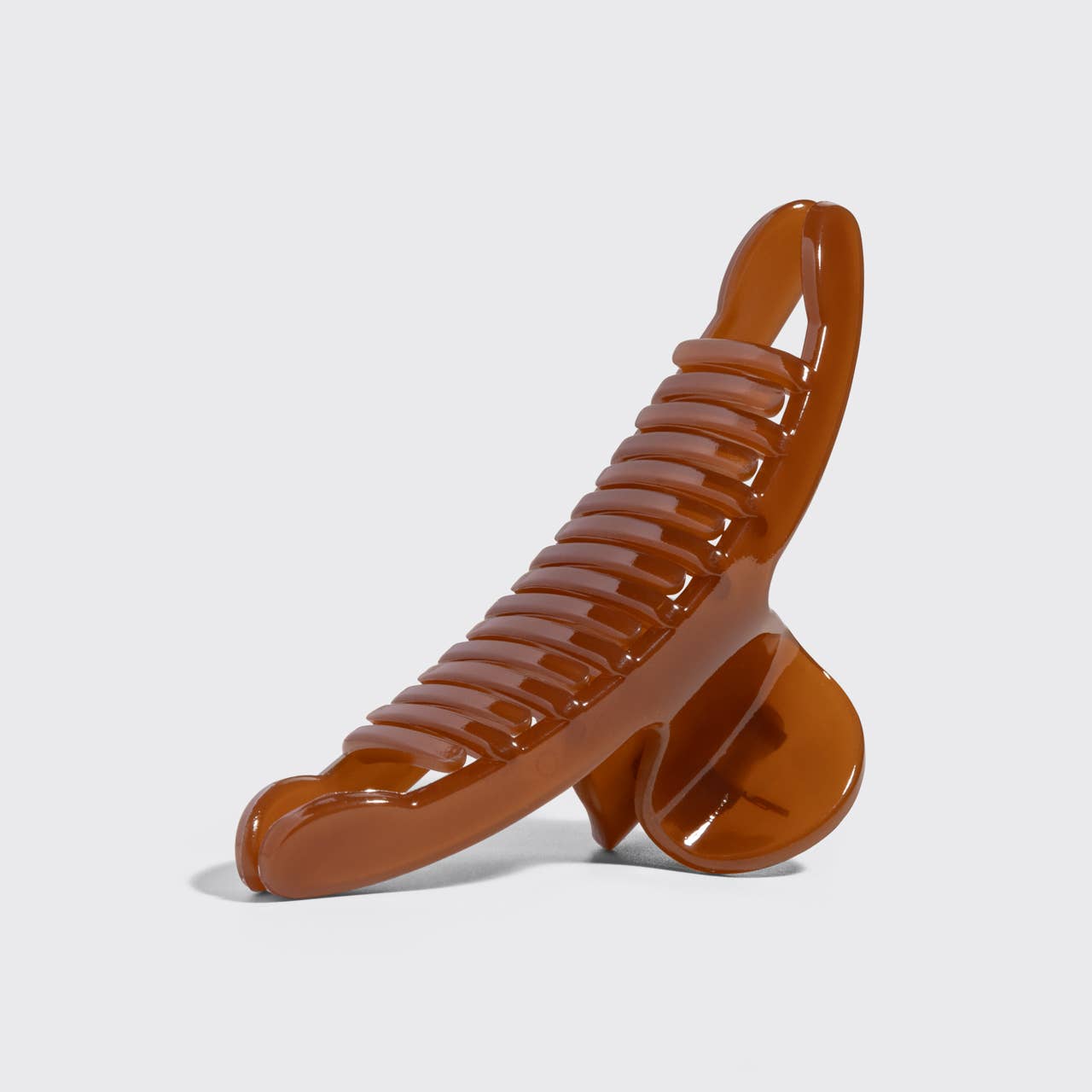 Kitsch Large Arched Clip - Mocha