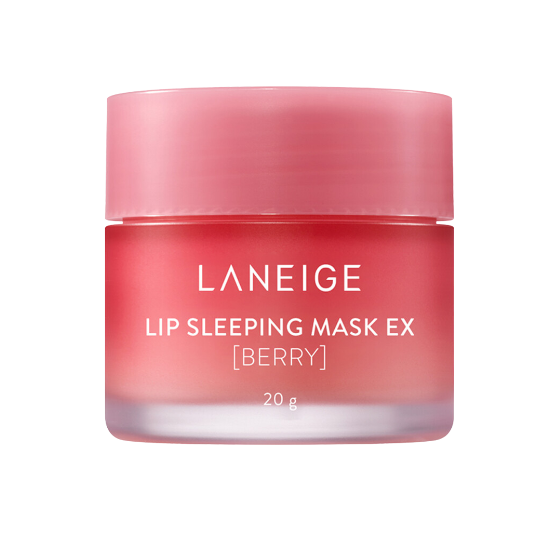 Laneige Lip Sleeping Mask EX Berry on a white background