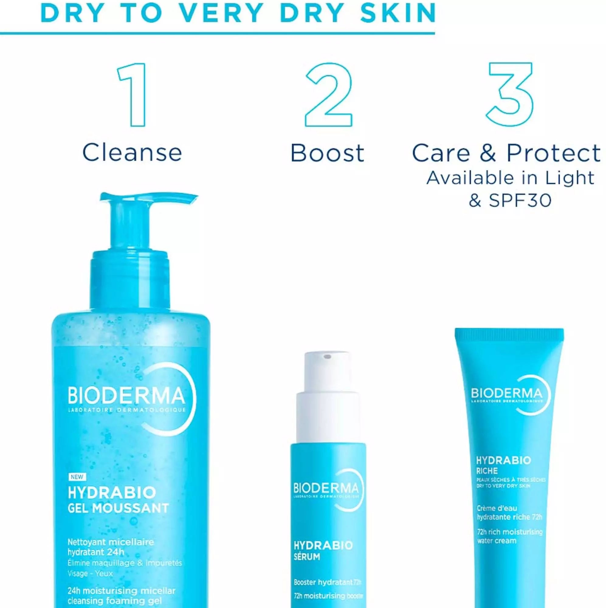 Bioderma Hydrabio 72h Rich Moisturising Water Cream 40ml