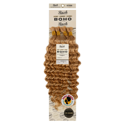 Rush 100% Virgin Brazilian Boho Braids Deep Wave Bulk 19"-21"