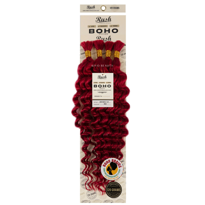 Rush 100% Virgin Brazilian Boho Braids Deep Wave Bulk 21-23&