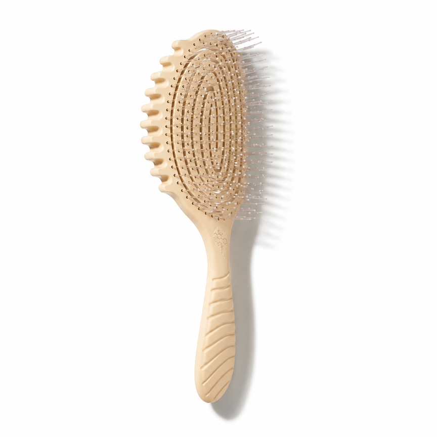 Bounce Curl Detangle Define EdgeLift Brush - Shortbread