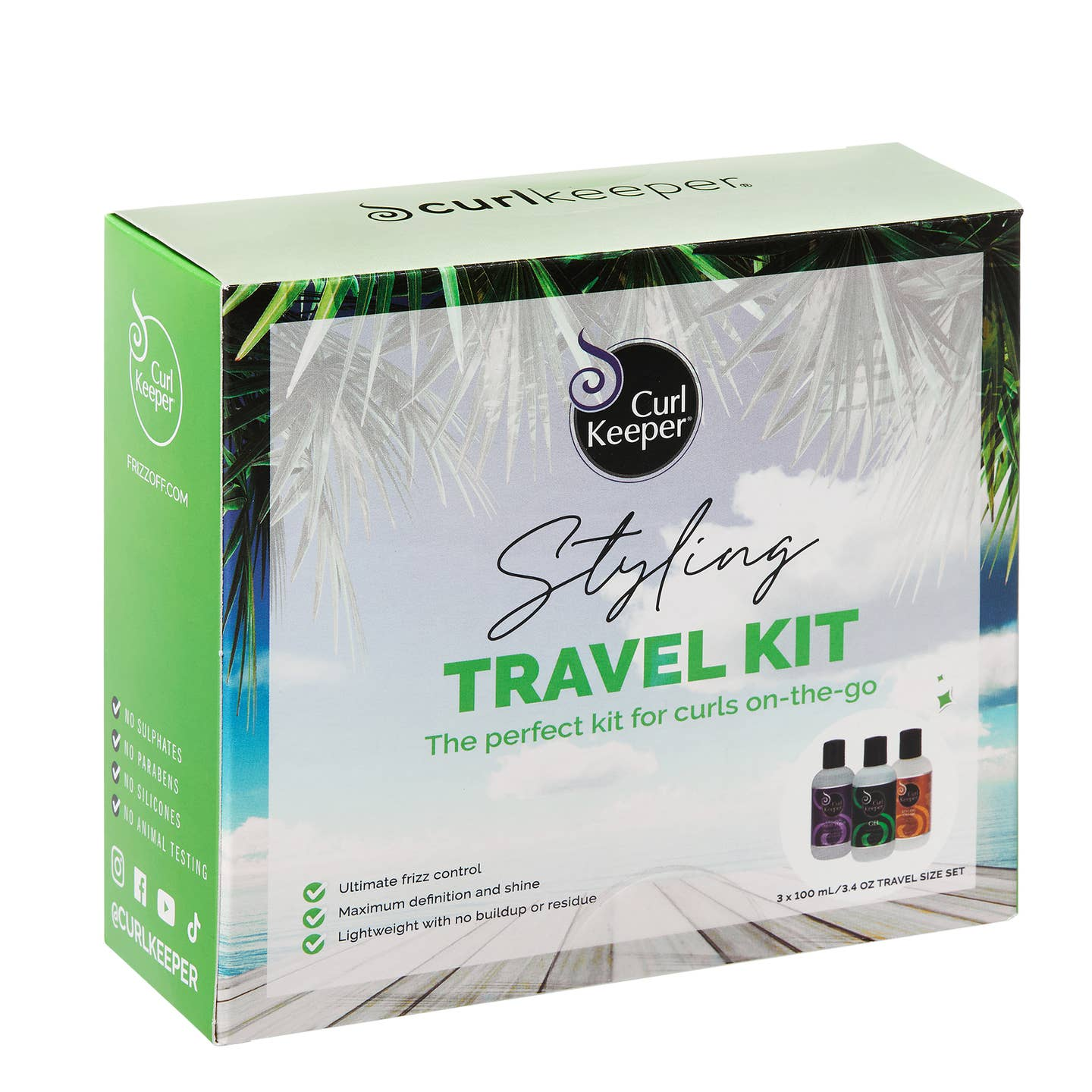 Curl Keeper Styling Travel Kit -3pc