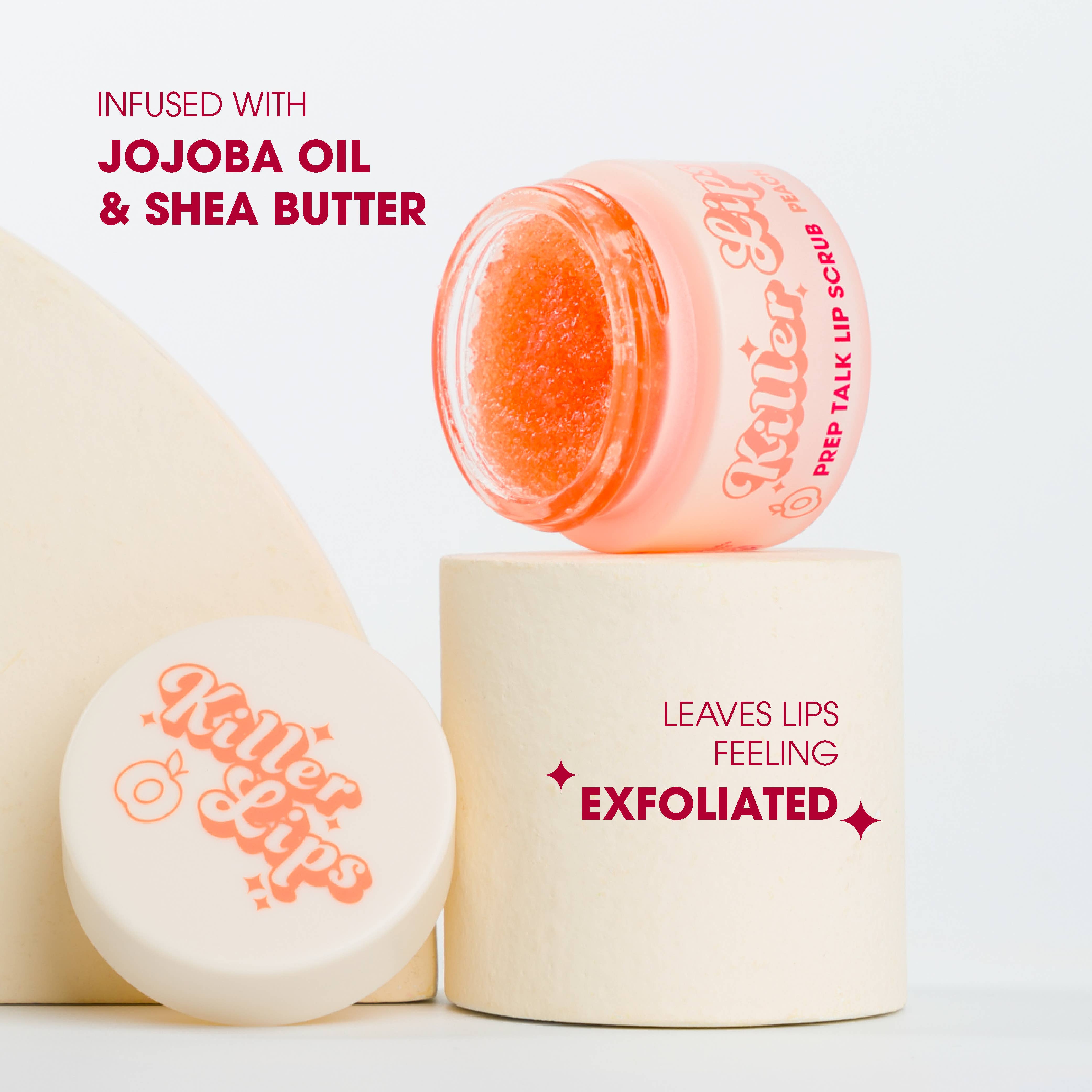 Killer Lips Prep Talk Lip Scrub - Peach