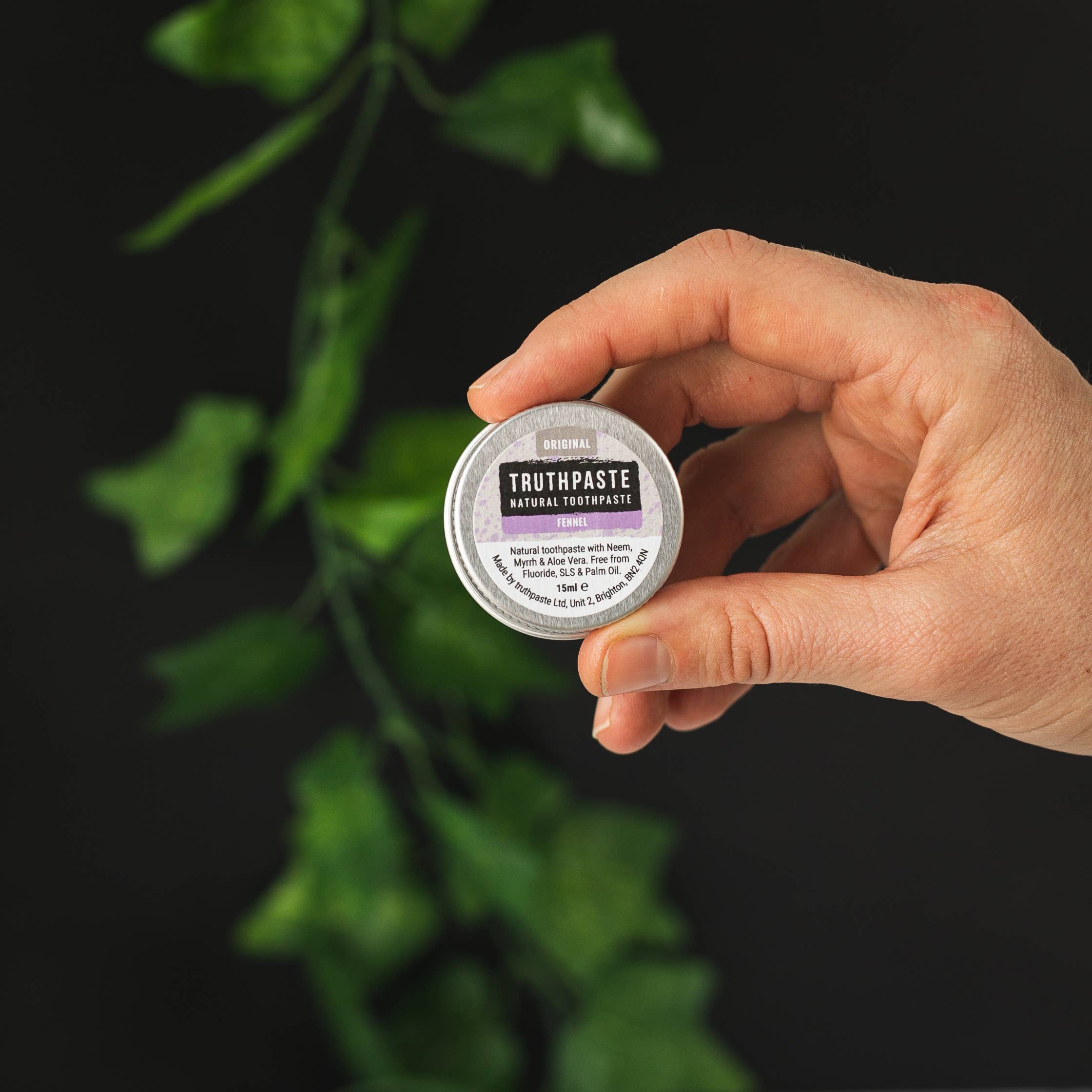 Truthpaste Fennel Travel Toothpaste 15ml