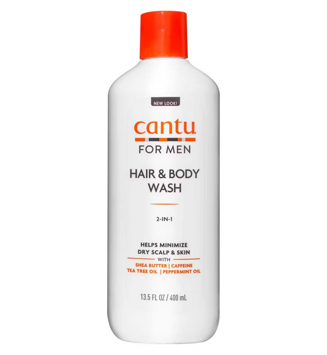 Cantu Men's 2 in 1 Hair & Body Wash 400ml