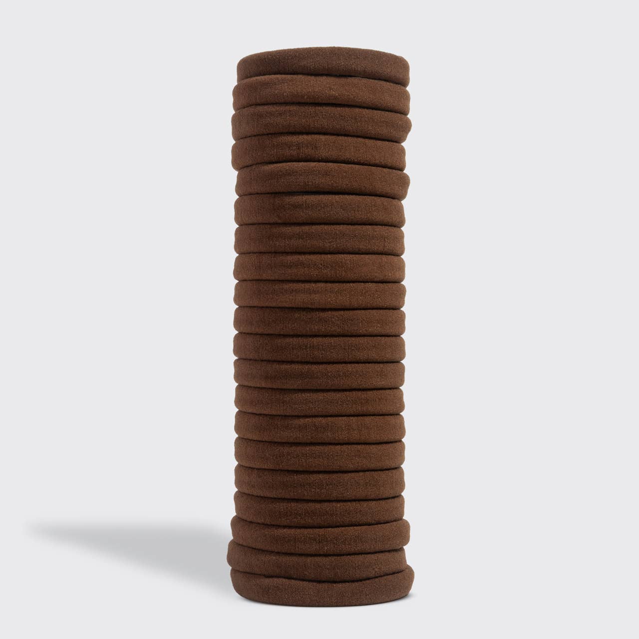 Kitsch Seamless Hair Elastics 20pc Set - Chocolate