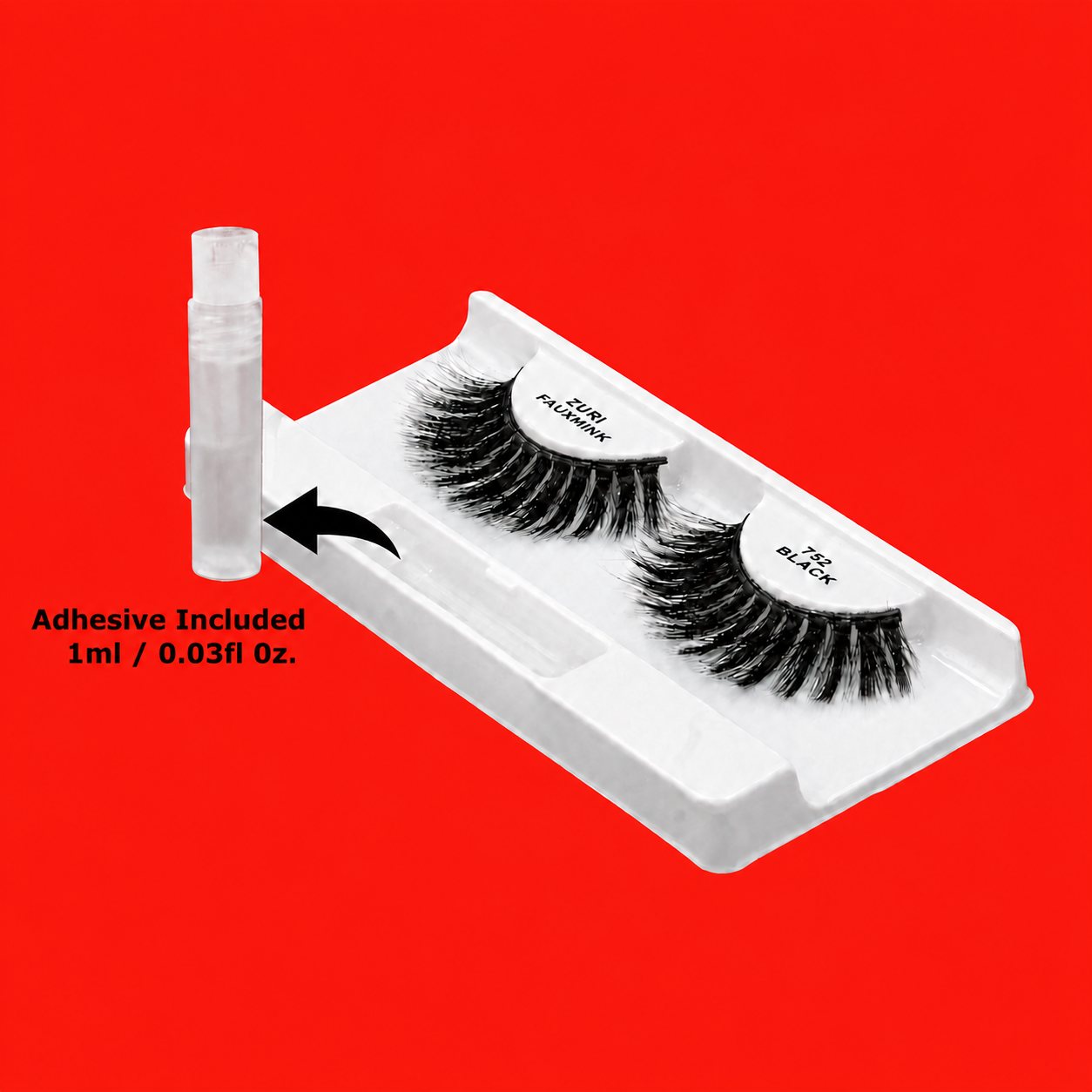 Zuri Eyelashes Fauxmink Multi-Dimensional Luxurious Eyelashes Black