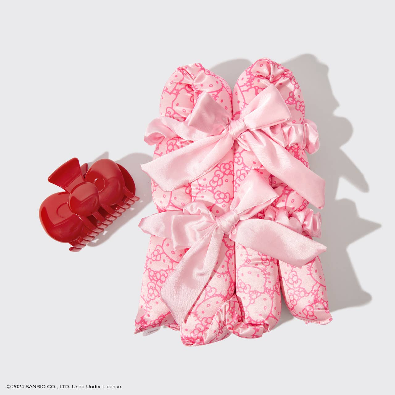 Kitsch x Hello Kitty XL Satin Heatless Styling & Bow 4pc Set