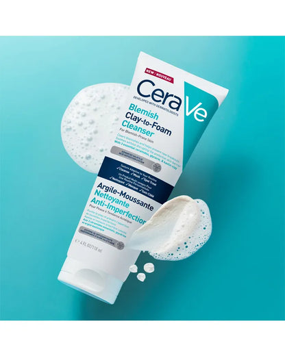 Cerave Blemish Clay-to-Foam Cleanser 118ml