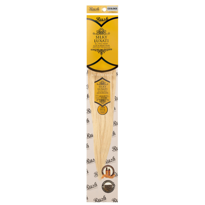 Rush Silky Luxati Human Hair Extension 8pc Full Head Clip in 18"