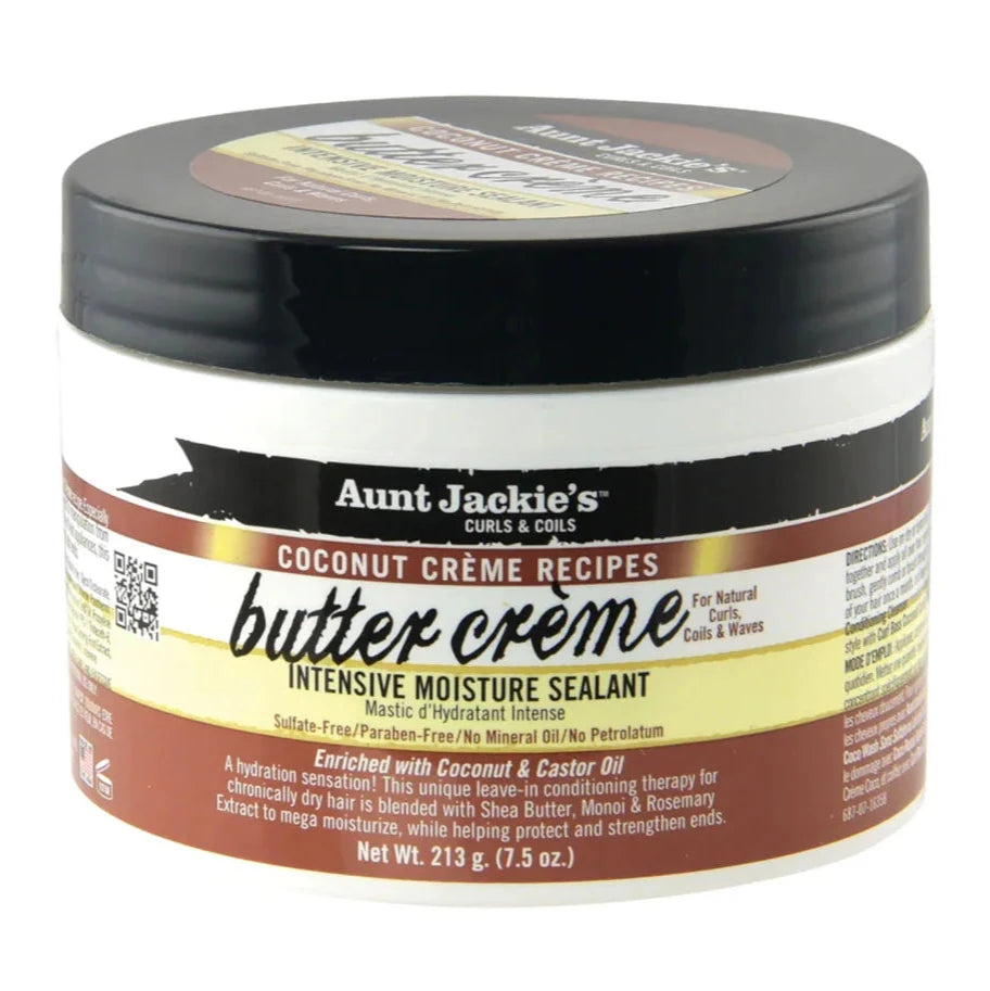 Aunt Jackie's Coconut Créme Recipes Butter Créme Intensive Moisture Sealant 7.5oz