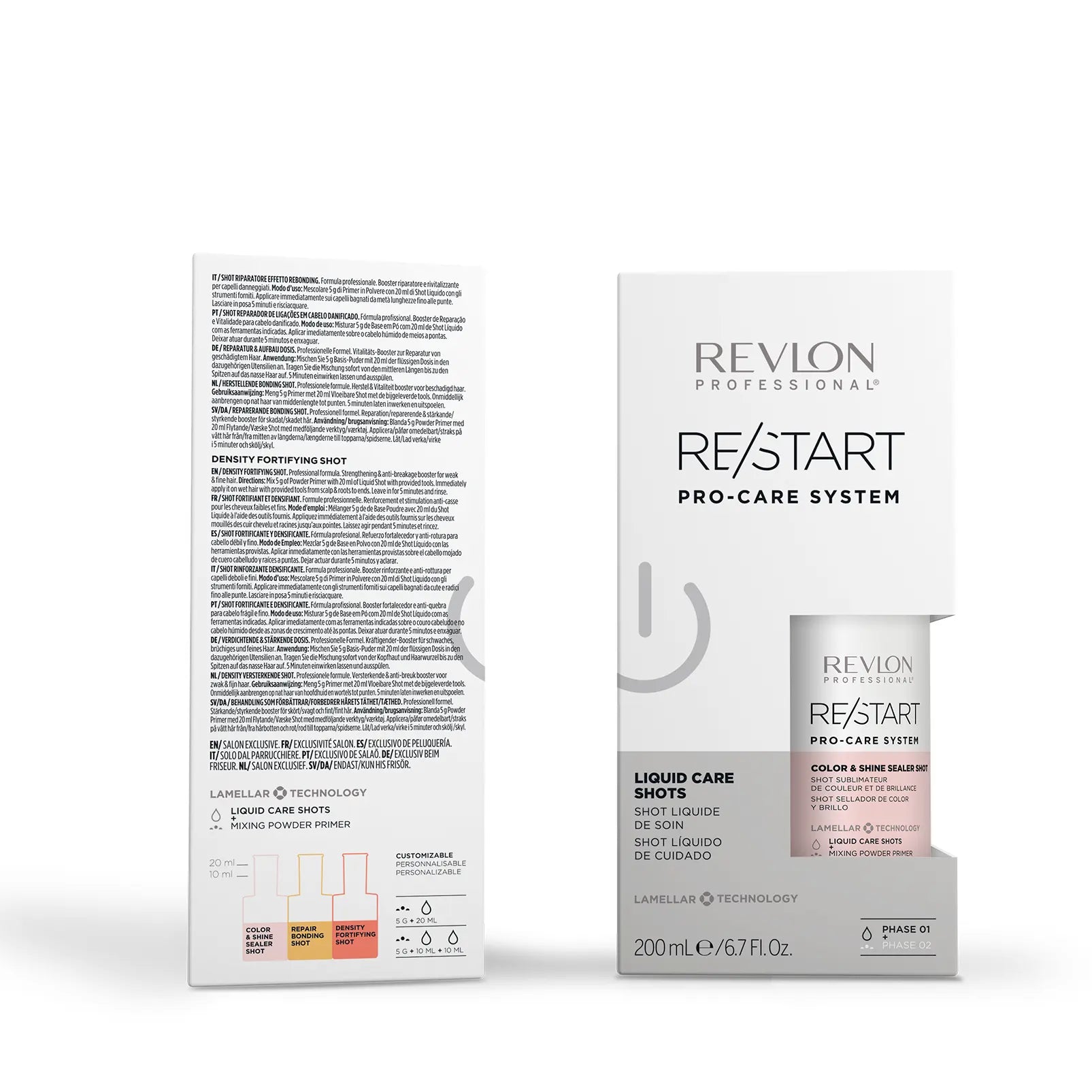 Revlon ReStart Color & Shine Sealer Mist 200ml Liquid Care Shots