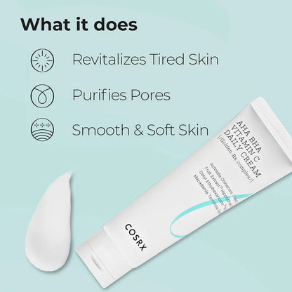 COSRX Refresh AHA BHA Vitamin C Daily Cream 50ml