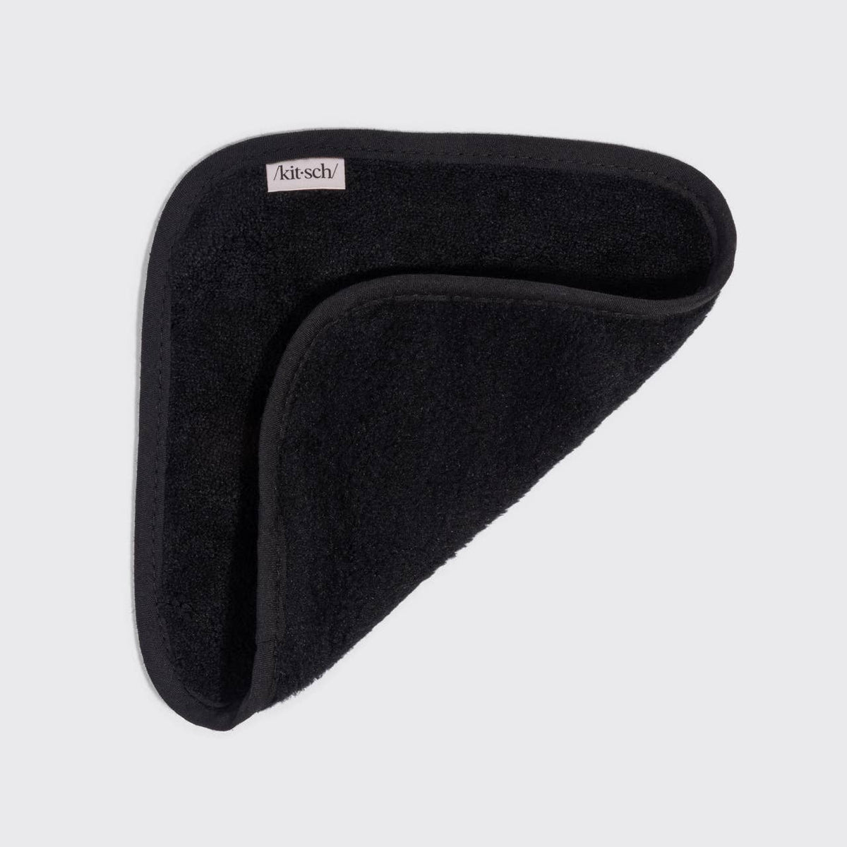 Kitsch Microfiber Face Towels 3pc Set - Black