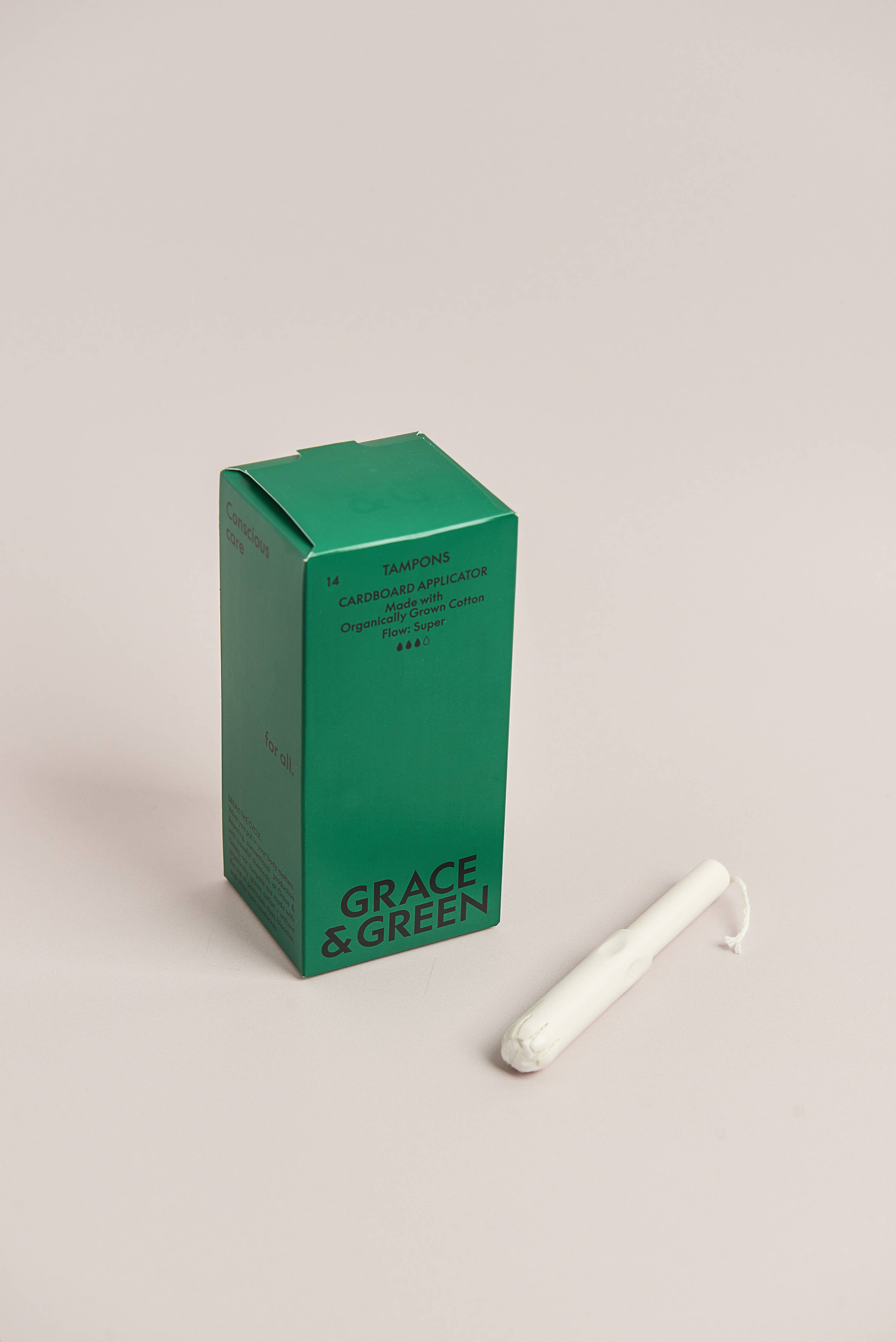 Grace & Green Applicator Tampons - Super