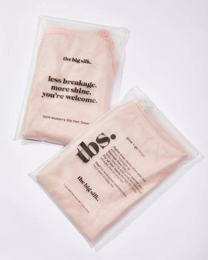 The Big Silk 100% Organic Brushed Silk Hair Towel