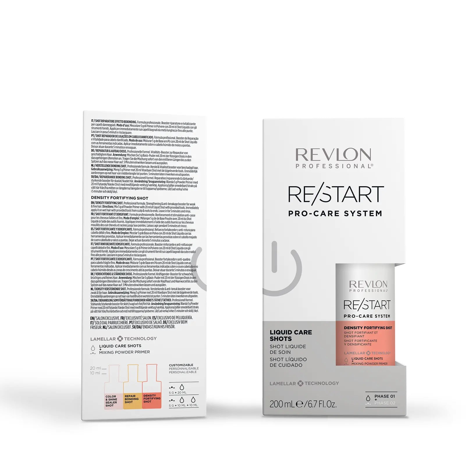 Revlon ReStart Density Liquid Care Shots 200ml