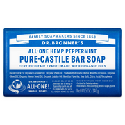 Dr. Bronner's All-One Hemp Peppermint Pure-Castile Bar Soap 140g