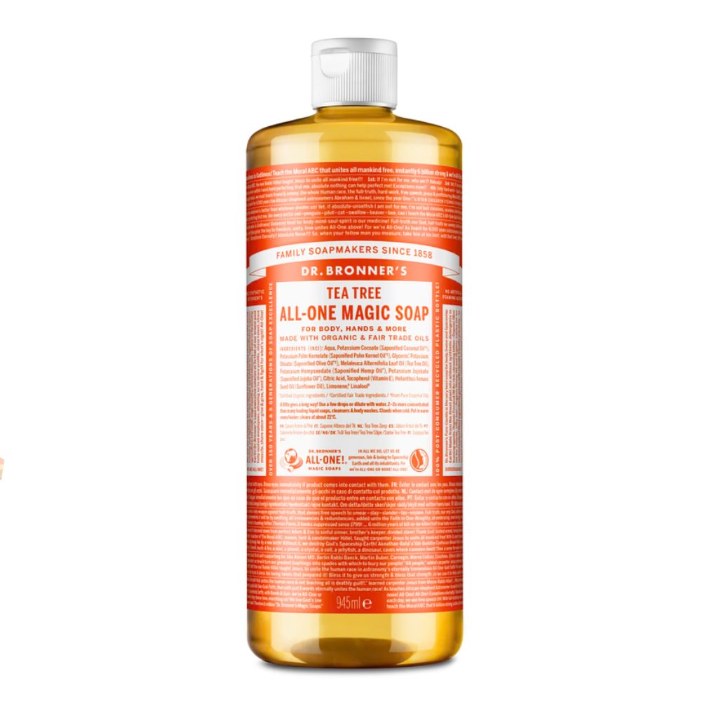 Dr Bronner's TEA TREE PURE-CASTILE LIQUID SOAP