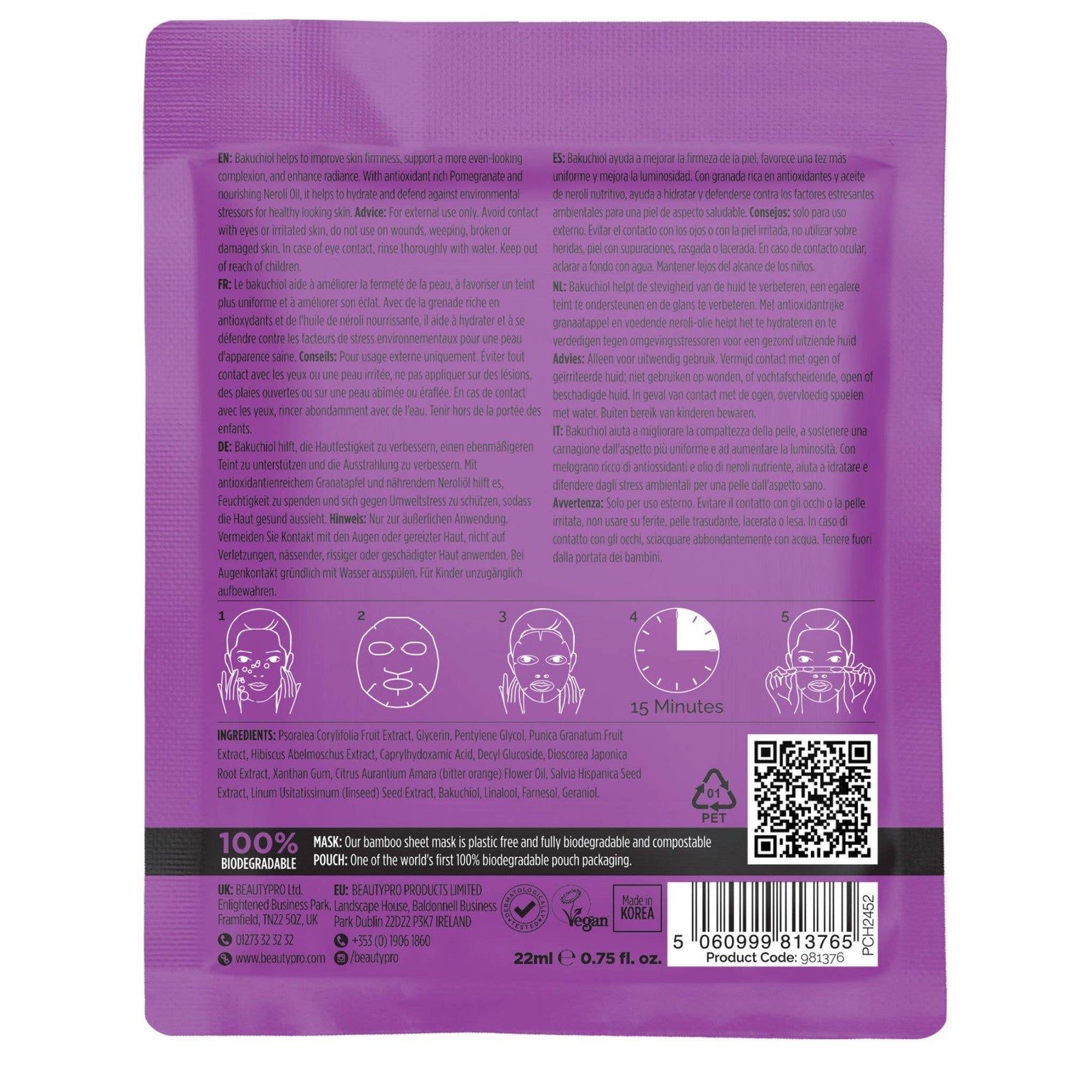 BeautyPro Bakuchiol Face Mask