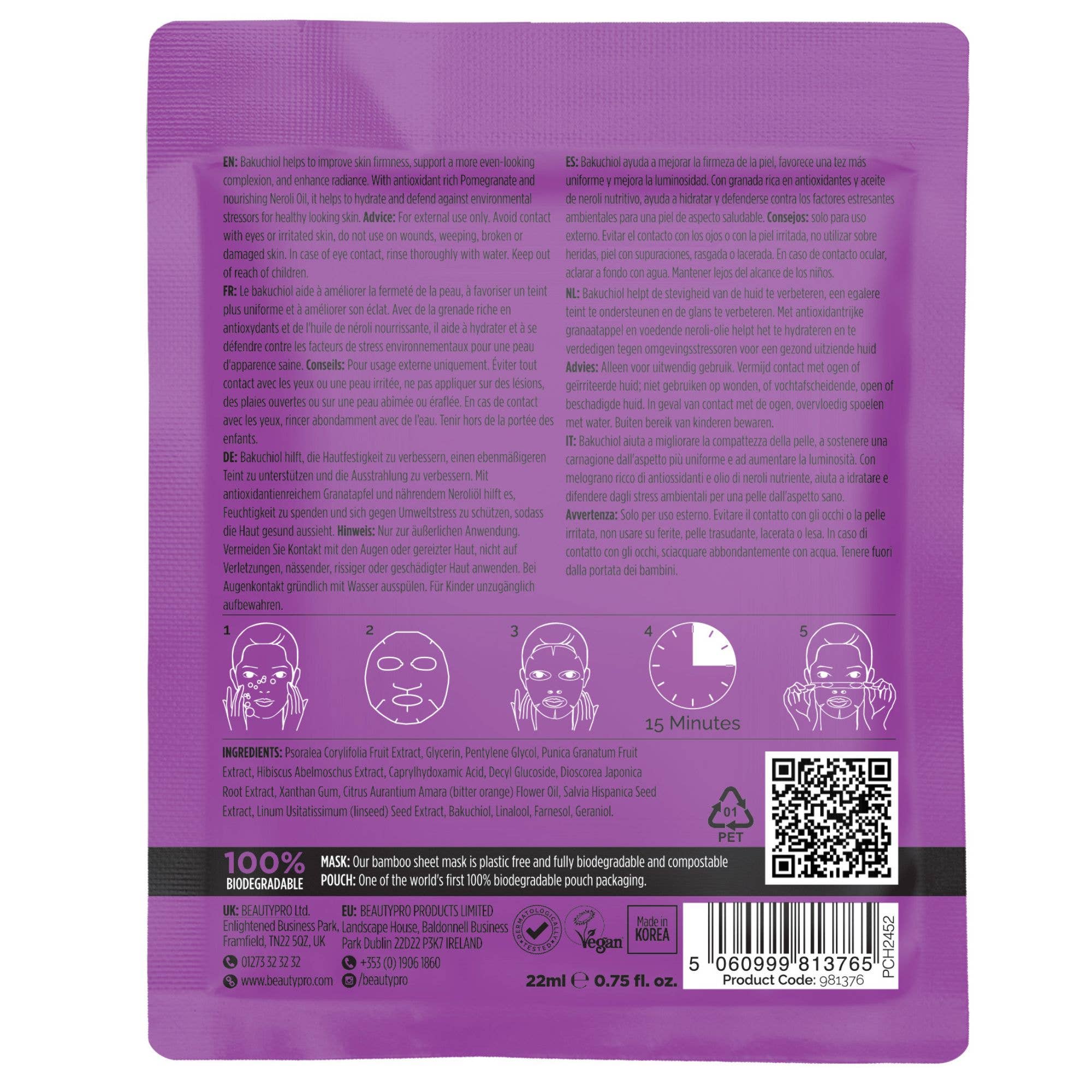 BeautyPro Bakuchiol Face Mask
