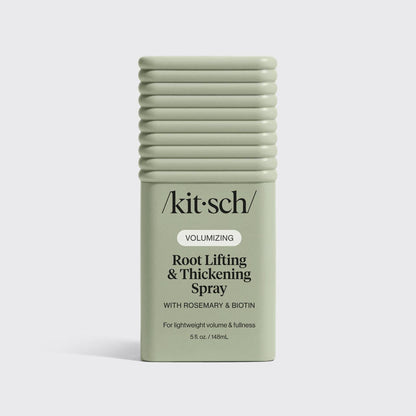 Kitsch root lifting and thickening spray bottle on a light gray background