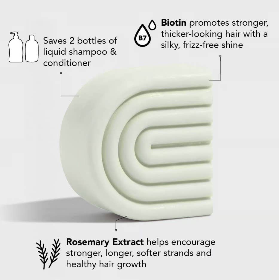 Kitsch Rosemary & Biotin Volumizing Solid Conditioner Bar 2.7oz