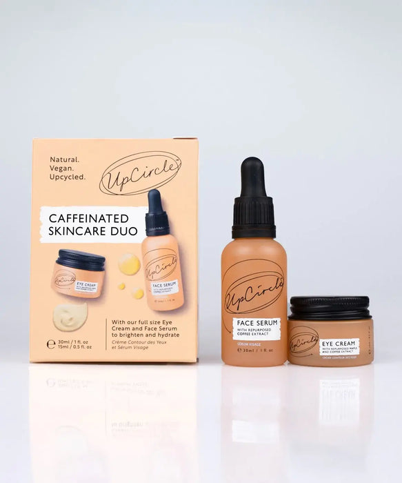 UpCircle Eco Friendly Vegan Wellbeing Gift - Caffeinated Skincare Duo