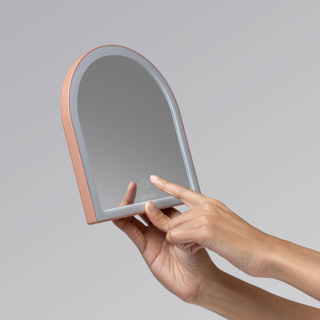 Kitsch Terracotta Arch Desk Mirror