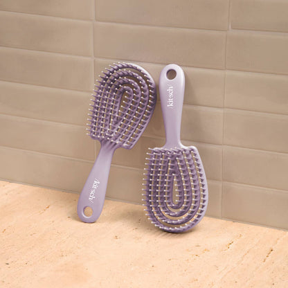 Kitsch Violet Soft Detangling Flexi Brush - Mini