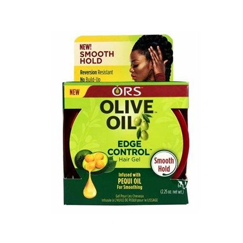 ORS Olive Oil Edge Control Hair Gel Infused With Pequi Oil for Smoothing 2.25oz