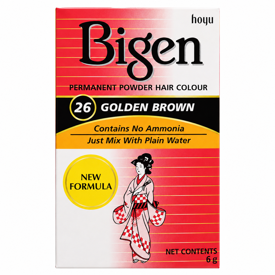 Bigen Permanent Powder Hair Dye 6g