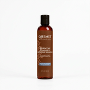 QHEMET BIOLOGICS Moroccan Rhassoul Replenish Shampoo bottle on a white background