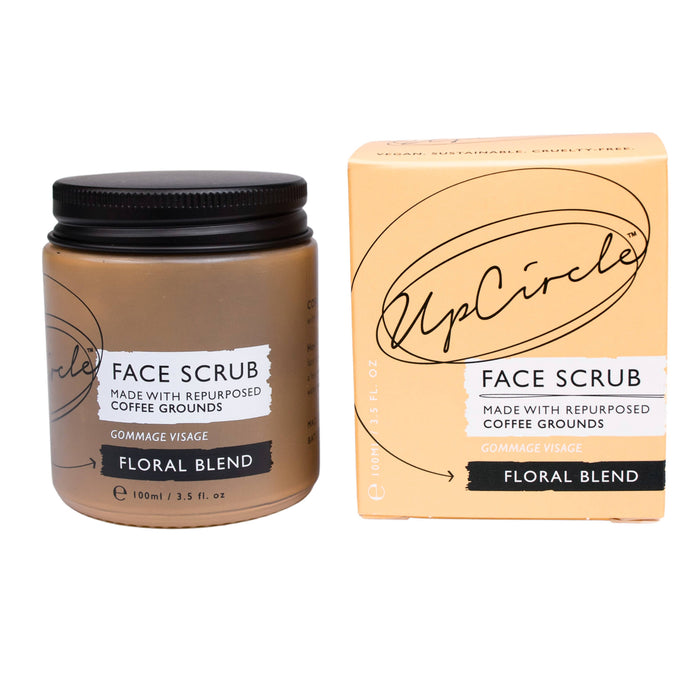 UpCircle Face Scrub with Coffee + Rosehip - FLORAL BLEND
