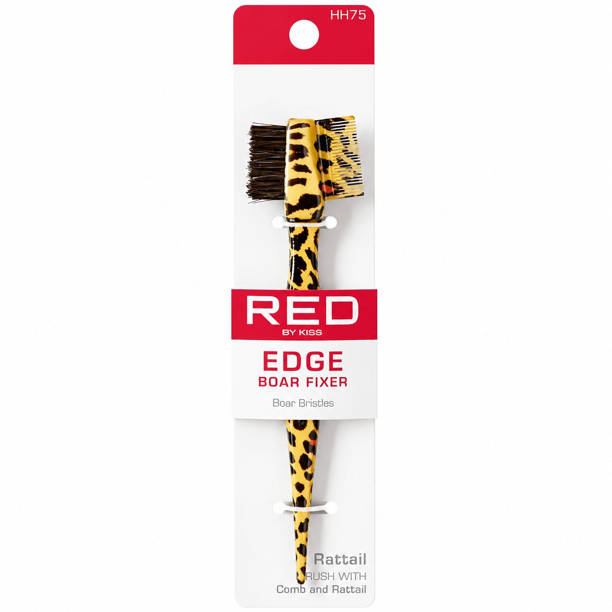 Red By Kiss Edge Boar Fixer Edge Brush
