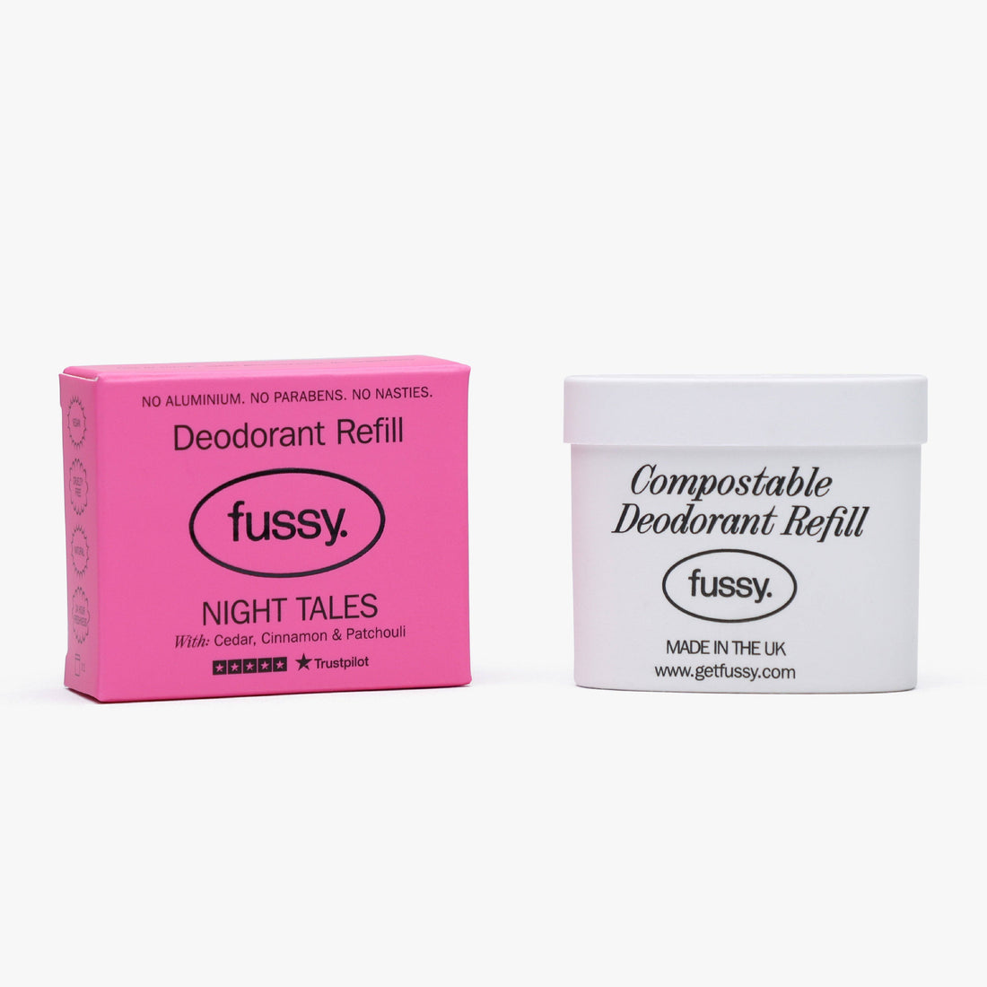 Fussy Natural Deodorant Night Tales Refill