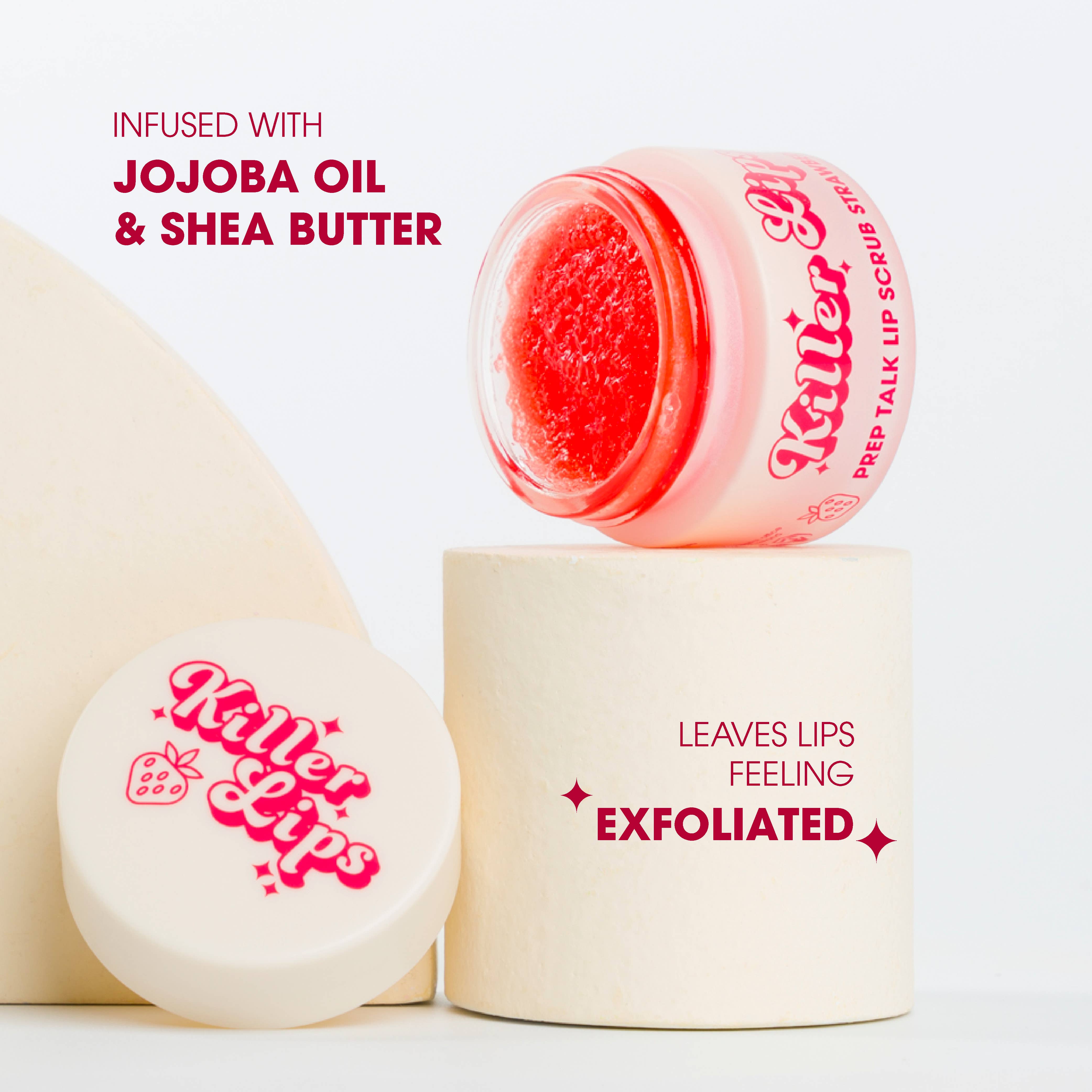 Killer Lips Prep Talk Lip Scrub - Strawberry