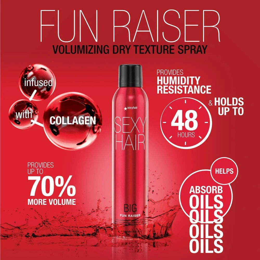 SexyHair BIG Fun Raiser Dry Texture Spray 285ml