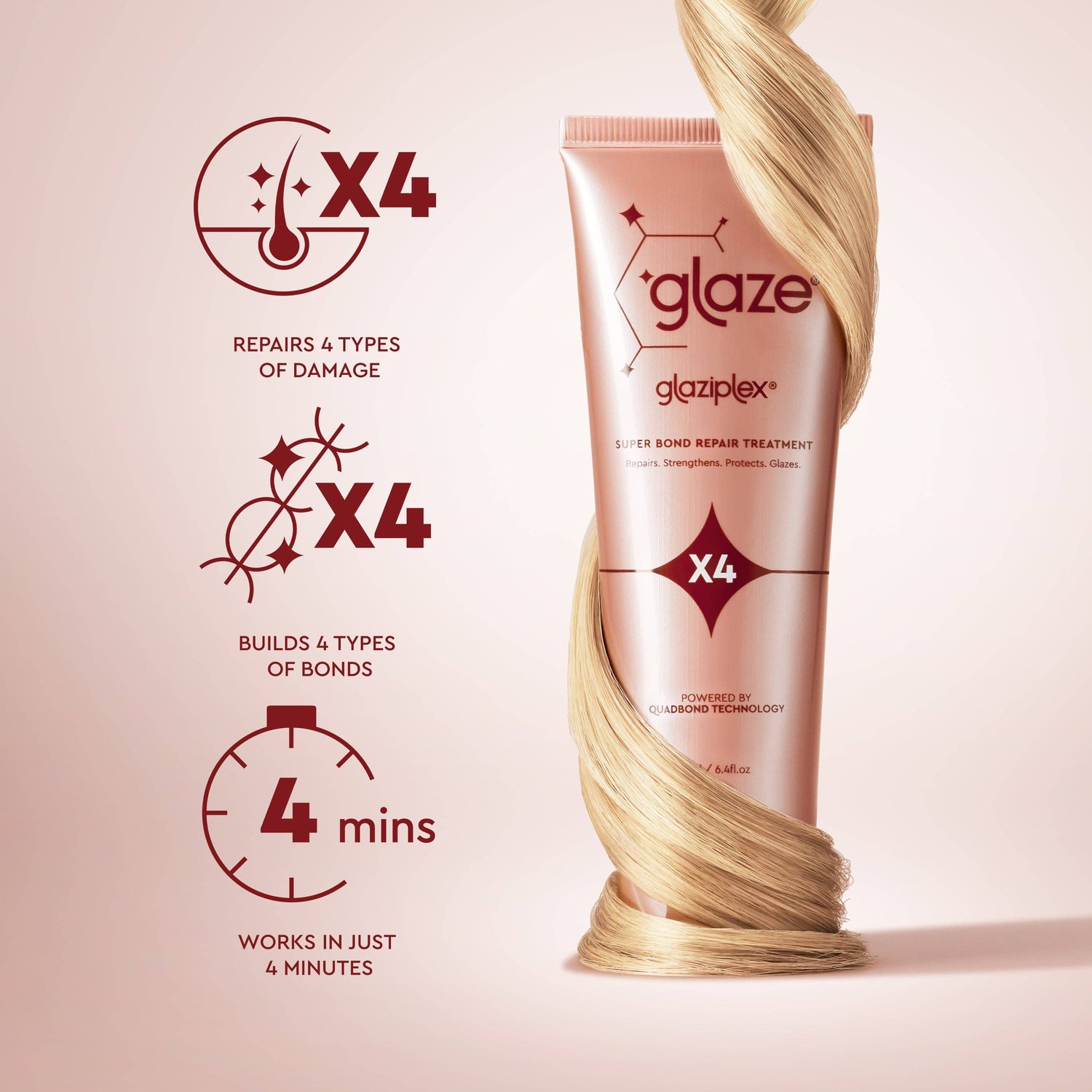 Glaze Glaziplex Bond Repair Treatment Mask