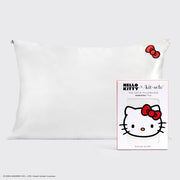 Kitsch x Hello Kitty Pillowcase - Solid Ivory Kitty Bow